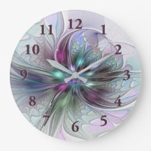 ファンタジーカラフル抽象芸術モダンフラクタル花