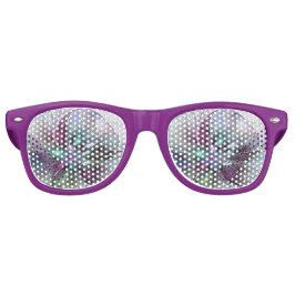 ファンタジーカラフル抽象芸術モダンフラクタル花 レトロサングラス