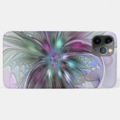 ファンタジーカラフル抽象芸術モダンフラクタル花 Case-Mate iPhoneケース (裏面(横))