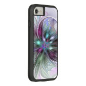 ファンタジーカラフル抽象芸術モダンフラクタル花 Case-Mate iPhoneケース (裏面/右)