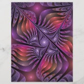 ファンタジーカラフル抽象芸術紫トリップ（幻覚体験）のようなフラクタル (正面)