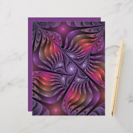 ファンタジーカラフル抽象芸術紫トリップ（幻覚体験）のようなフラクタル