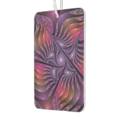 ファンタジーカラフル抽象芸術紫トリップ（幻覚体験）のようなフラクタル カーエアーフレッシュナー (左)