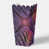 ファンタジーカラフル抽象芸術紫トリップ（幻覚体験）のようなフラクタル フェイバーボックス (裏面)
