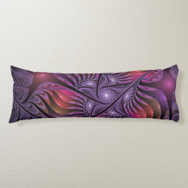 ファンタジーカラフル抽象芸術紫トリップ（幻覚体験）のようなフラクタル ボディピロー