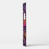 ファンタジーカラフル抽象芸術紫トリップ(幻覚体験)のようなフラクタル Case-Mate iPhoneケース (裏面 / 右)