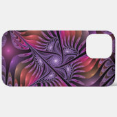 ファンタジーカラフル抽象芸術紫トリップ(幻覚体験)のようなフラクタル Case-Mate iPhoneケース (裏面 / 右)