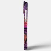 ファンタジーカラフル抽象芸術紫トリップ(幻覚体験)のようなフラクタル Case-Mate iPhoneケース (裏面 / 左)