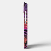 ファンタジーカラフル抽象芸術紫トリップ(幻覚体験)のようなフラクタル Case-Mate iPhoneケース (裏面 / 左)