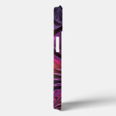 ファンタジーカラフル抽象芸術紫トリップ(幻覚体験)のようなフラクタル Case-Mate iPhoneケース (裏面 / 右)