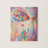 ファンタジーカラフル水彩風船 ジグソーパズル (縦)