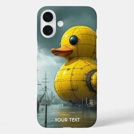 ファンタジーカワイアヒル戦争船 Case-Mate iPhoneケース (裏面)