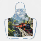 ファンタジーカワイクリムゾンアンティーク列車 エプロン (正面)