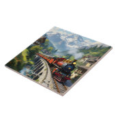 ファンタジーカワイクリムゾンアンティーク列車 タイル (側面)