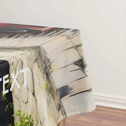 ファンタジーカワイクリムゾンアンティーク列車 テーブルクロス (インサイチュ)