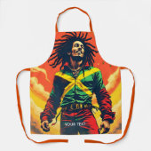 ファンタジーカワイジャマイカ国旗の日 エプロン (正面)