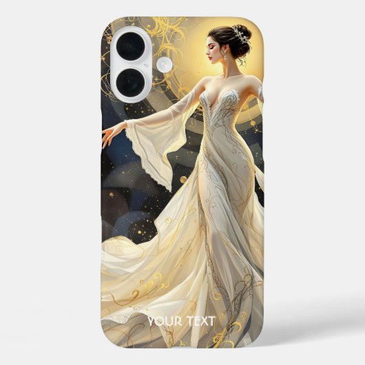 ファンタジーカワイレディ踊り宇宙 Case-Mate iPhoneケース (裏面)