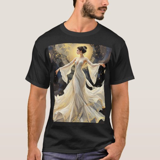ファンタジーカワイレディ踊り宇宙 Tシャツ (正面)