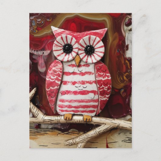 ファンタジーカンキョウフクロウ腐食性 ポストカード (正面)