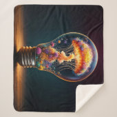 ファンタジーガラス球水中競技発光創造性 シェルパブランケット (正面)