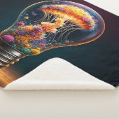 ファンタジーガラス球水中競技発光創造性 シェルパブランケット (3/4)