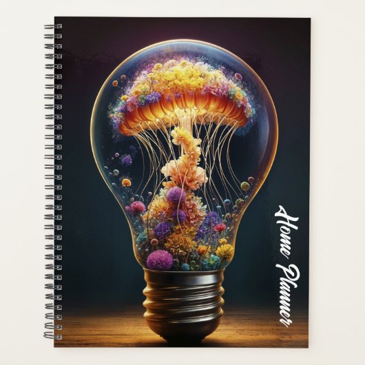 ファンタジーガラス球水中競技発光創造性 プランナー手帳 (正面)