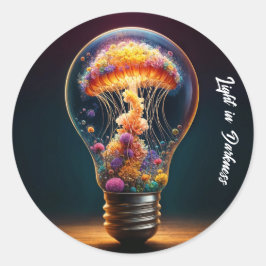 ファンタジーガラス球水中競技発光創造性 ラウンドシール