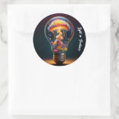 ファンタジーガラス球水中競技発光創造性 ラウンドシール (バッグ)