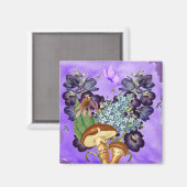 ファンタジーガーデンプリント マグネット (正面/裏面)