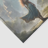 ファンタジーガールと城のデコパージュ 薄葉紙 (詳細)