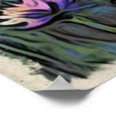 *~ファンタジーガールワイルドフラワーAP56アート絵画ズ ポスター (角)