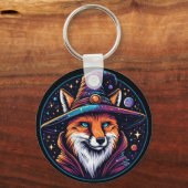 ファンタジーキツネ – 天空ウィザード キーホルダー (正面)