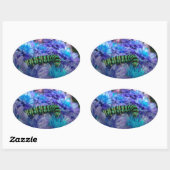 ファンタジーキャタピラーシール 楕円形シール (シート)