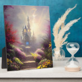 ファンタジーキャッスルガーデンズテーブルトップ フォトプラーク (側面)