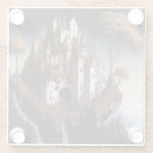 ファンタジーキャッスルファンタジーアートガラスコースター ガラスコースター (裏面)