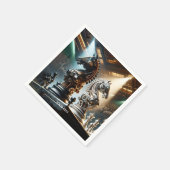 ファンタジーキュートなチェス騎士団 スタンダードカクテルナプキン (角)