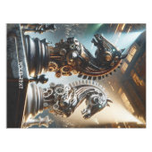 ファンタジーキュートなチェス騎士団 テーブルクロス (正面(横))