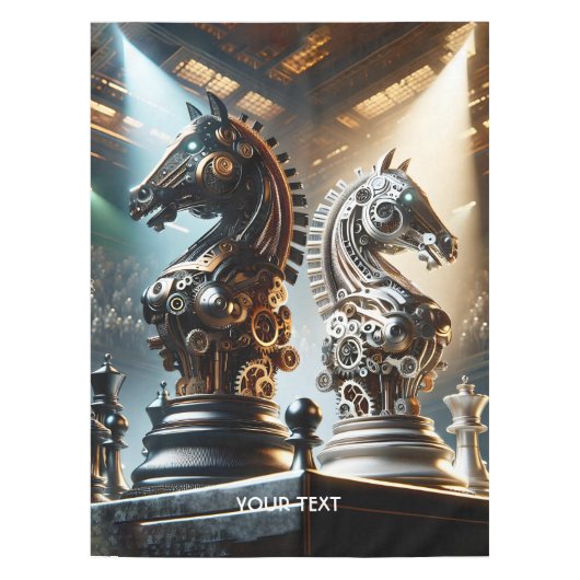 ファンタジーキュートなチェス騎士団 テーブルクロス (正面)