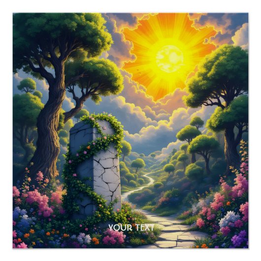 ファンタジーキュートな日雲林 ポスター (正面)