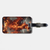 ファンタジーキュートな火の素火 ラゲッジタグ (裏面横)