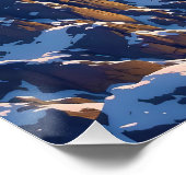 ファンタジーキュートイーグルマウンテンズサンライズ ポスター (コーナー)