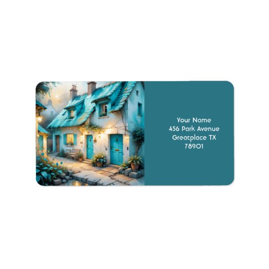 ファンタジーキュートオールドブルーハウス ラベル (正面)