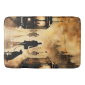 ファンタジーキュートオールドロンドン夕べ バスマット (正面)