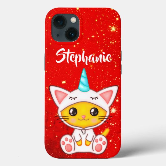 ファンタジーキュートキットコーン Case-Mate iPhoneケース (裏面)