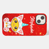 ファンタジーキュートキティコーン iPhoneケース (裏面横)