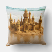 ファンタジーキュートサンドキャッスルビーチ クッション (裏面)