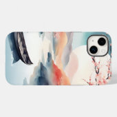 ファンタジーキュートサン桜ボート Case-Mate iPhoneケース (裏面 (横))