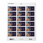 ファンタジーキュートシュール陰陽 ラベル (フルシート)