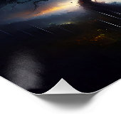 ファンタジーキュートツリーレイン照明 ポスター (コーナー)