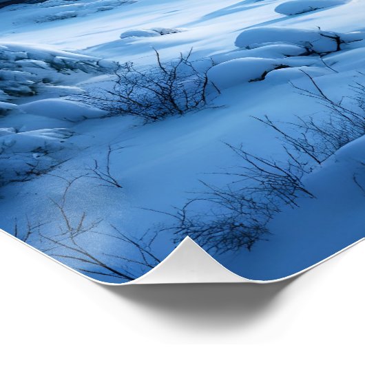 ファンタジーキュートノースウィンターキャビン ポスター (コーナー)